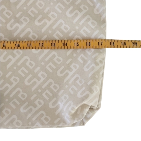 SWEATY BETTY x HALLE BERRY Logo Canvas Cotton Tote Bag Purse Carryall Gym Travel - Picture 11 of 16